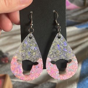Tear drop earrings